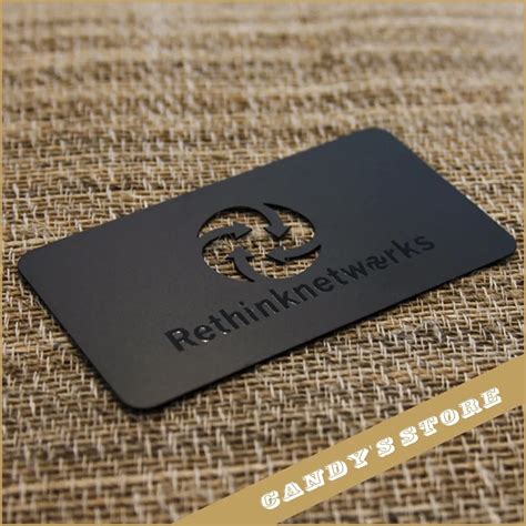 personalised metal business cards.